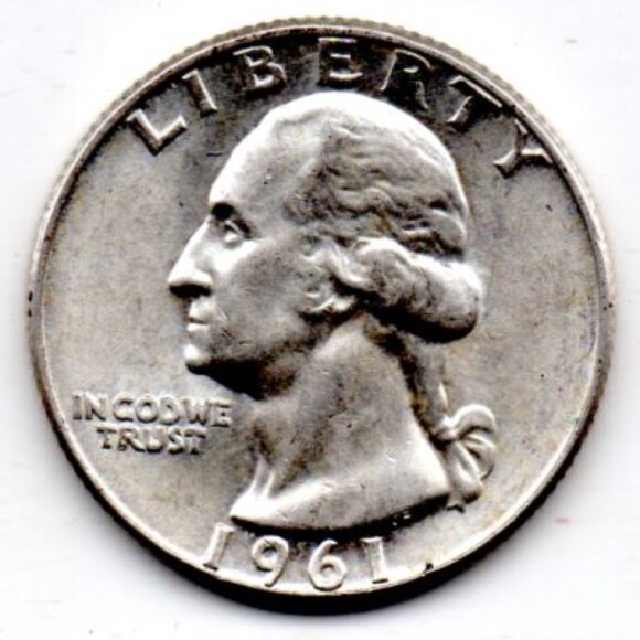 Estate Find 1961 D Washington Quarter - Picture 1 of 2